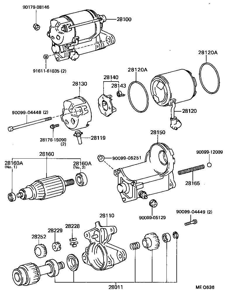 28139-64110 WIRE, LEAD, NO.1(FOR STARTER) product image