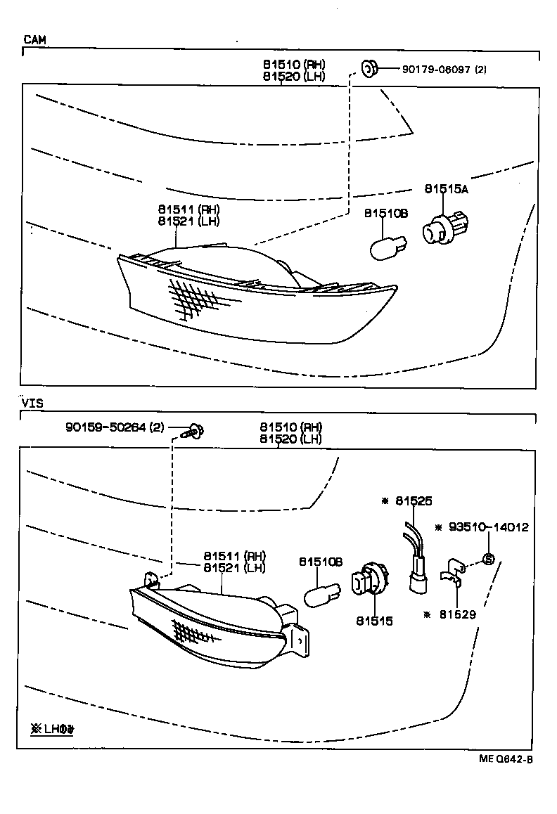 81510-32150 LAMP ASSY, FRONT TURN SIGNAL, RH product image