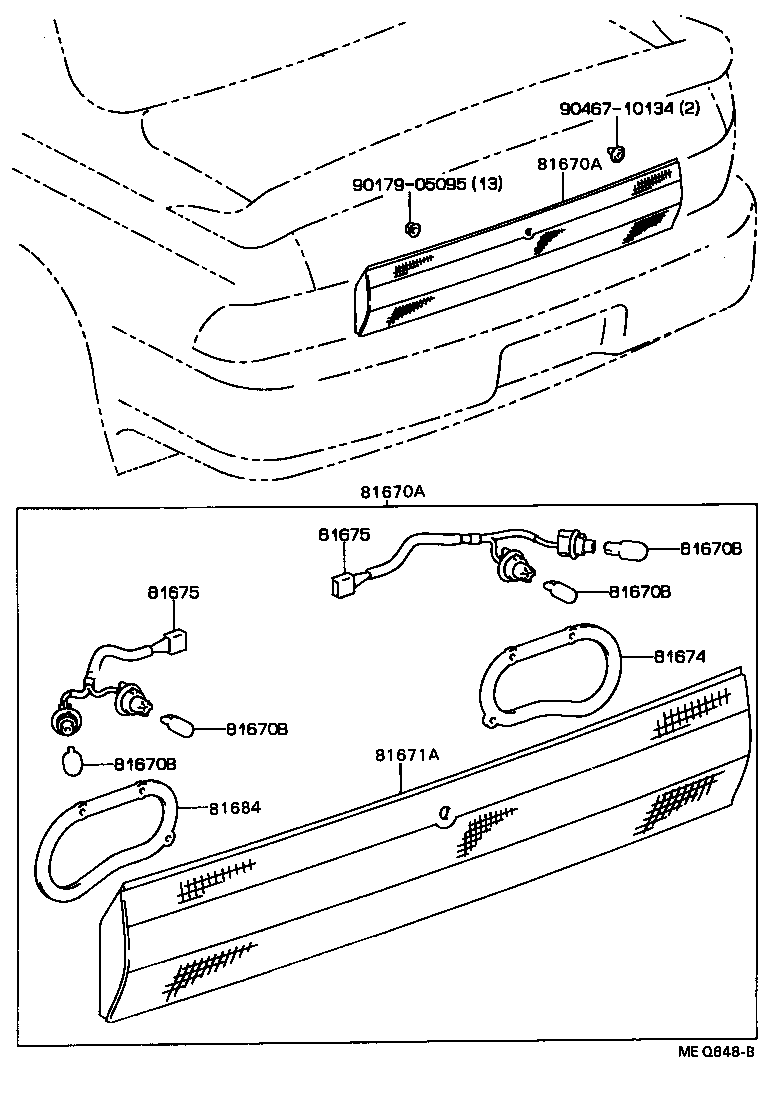 81670-32080 LAMP ASSY, BACK-UP product image