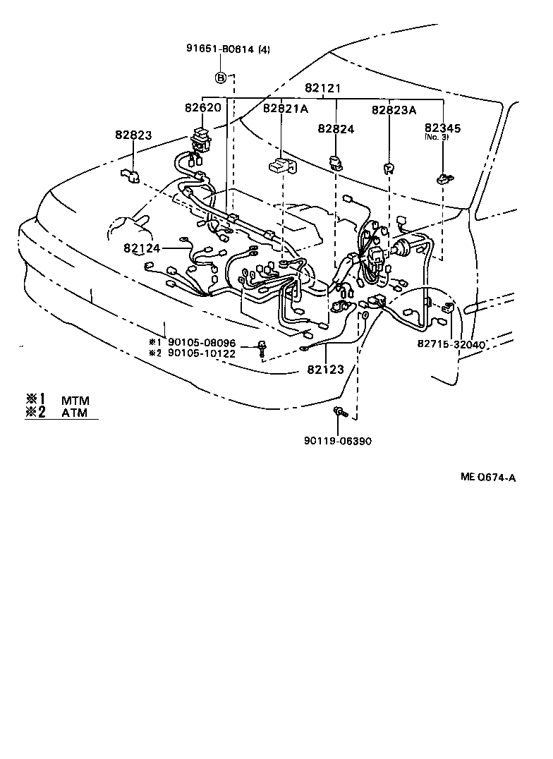 82151-32731 WIRE, FRONT DOOR, RH product image