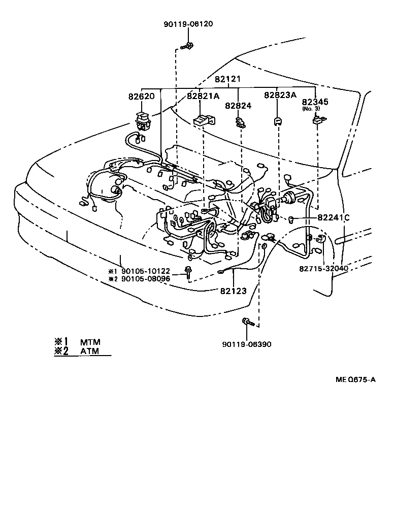 82151-32731 WIRE, FRONT DOOR, RH product image