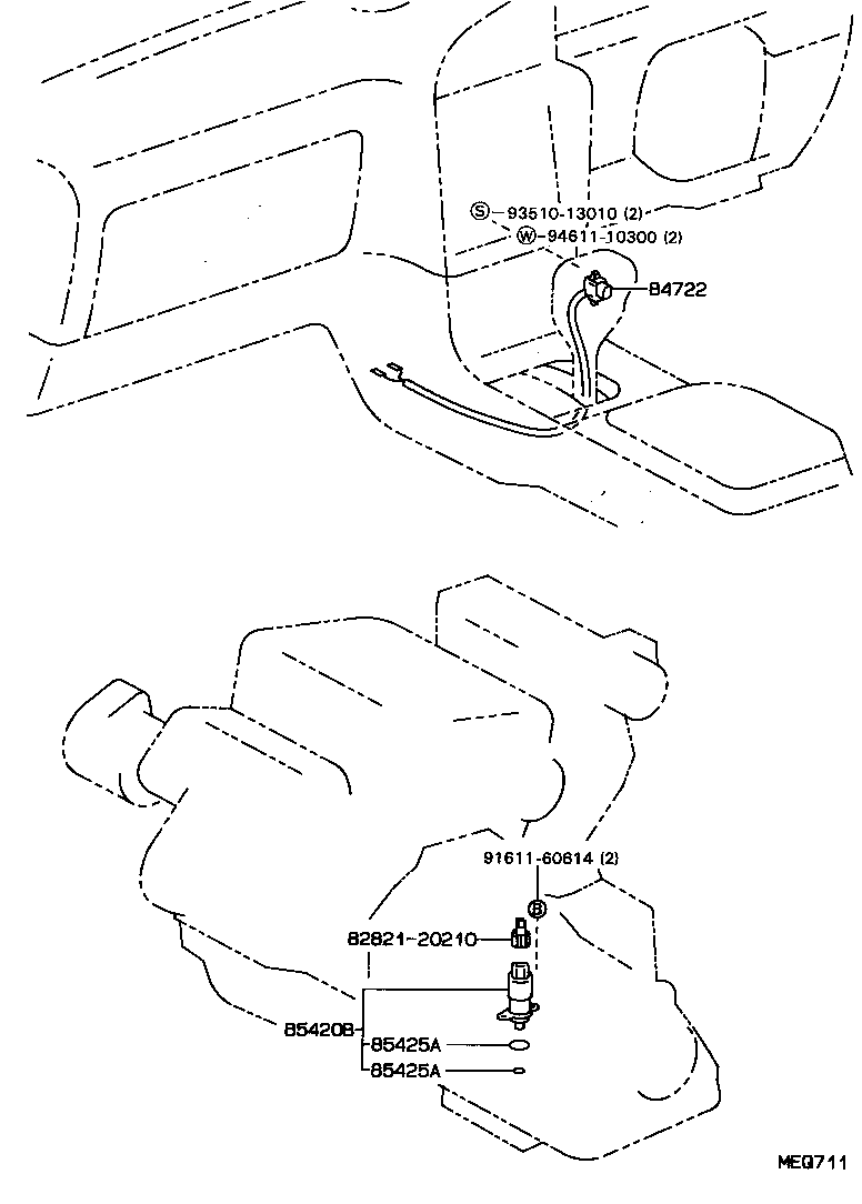 84720-32060 SWITCH ASSY, PATTERN SELECT product image