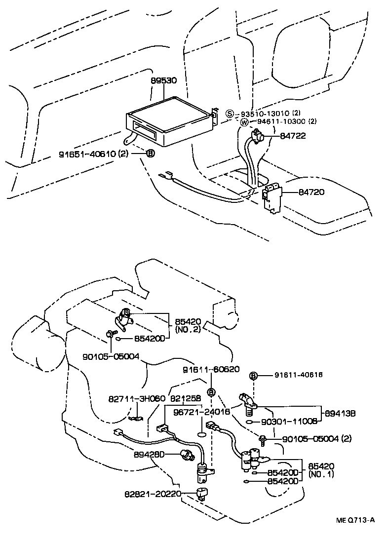 84720-32060 SWITCH ASSY, PATTERN SELECT product image