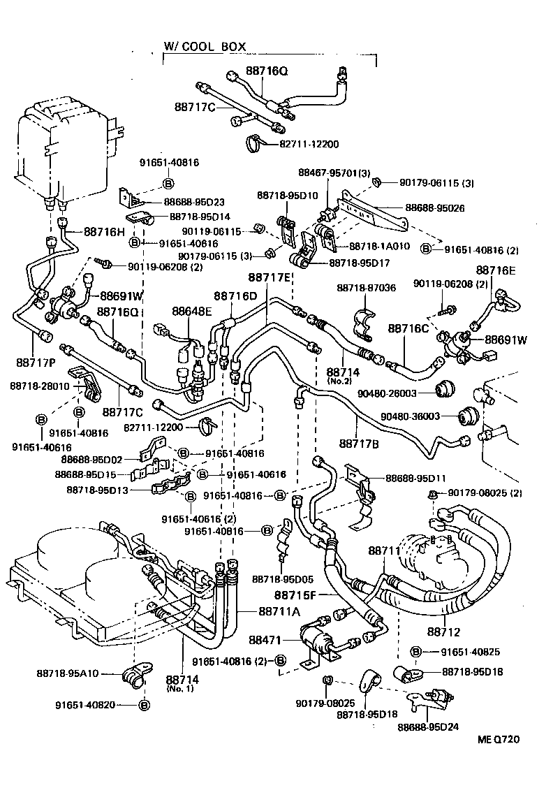 88450-87007 CONDENSER ASSY, W/RECEIVER product image