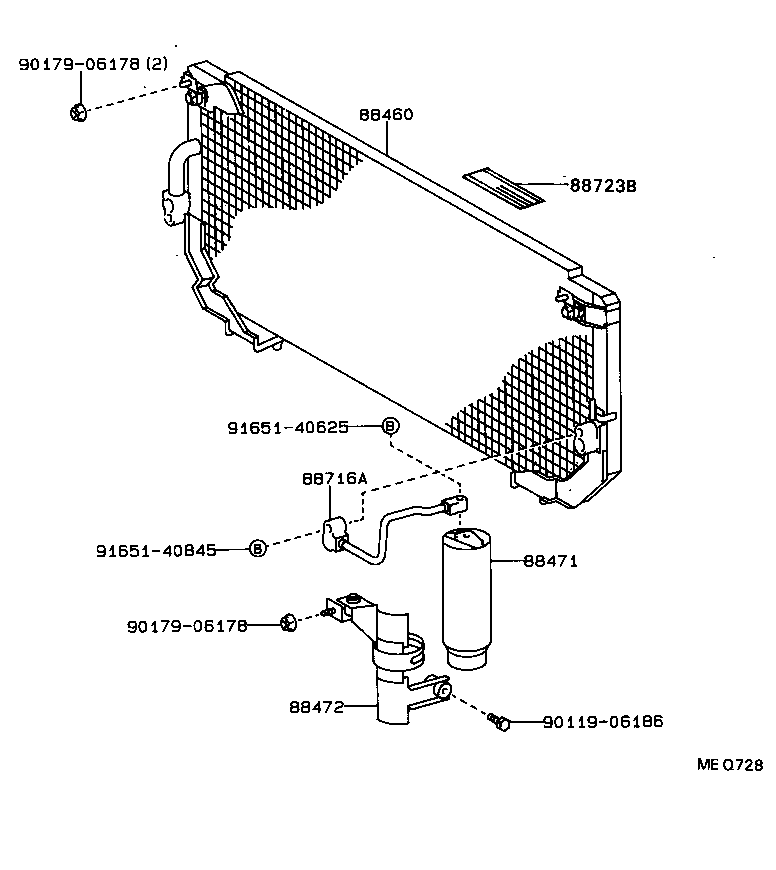 88578-32040 PACKING A (FOR COOLER) product image