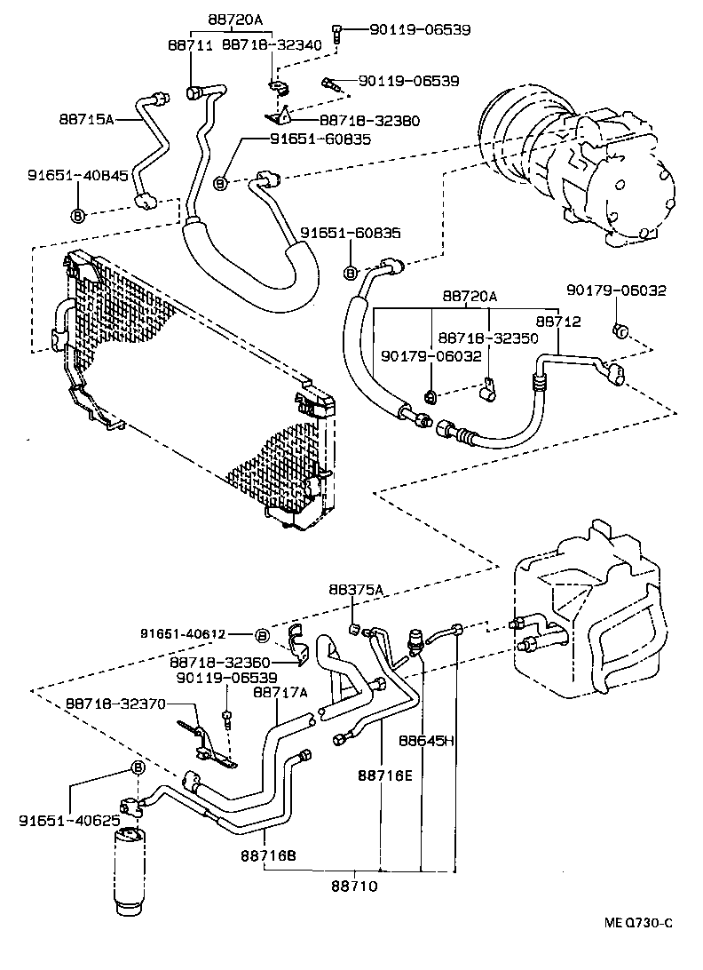 88578-32040 PACKING A (FOR COOLER) product image