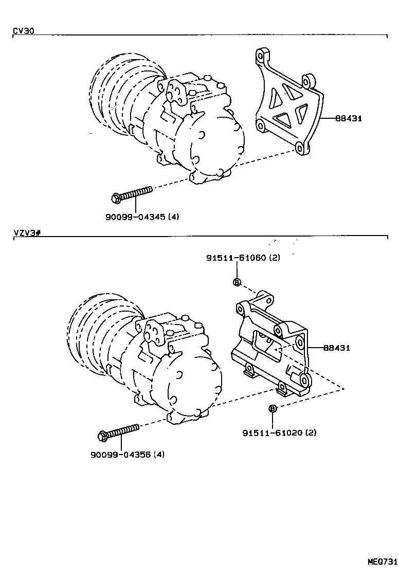 88412-32040 ROTOR SUB-ASSY, MAGNET CLUTCH product image
