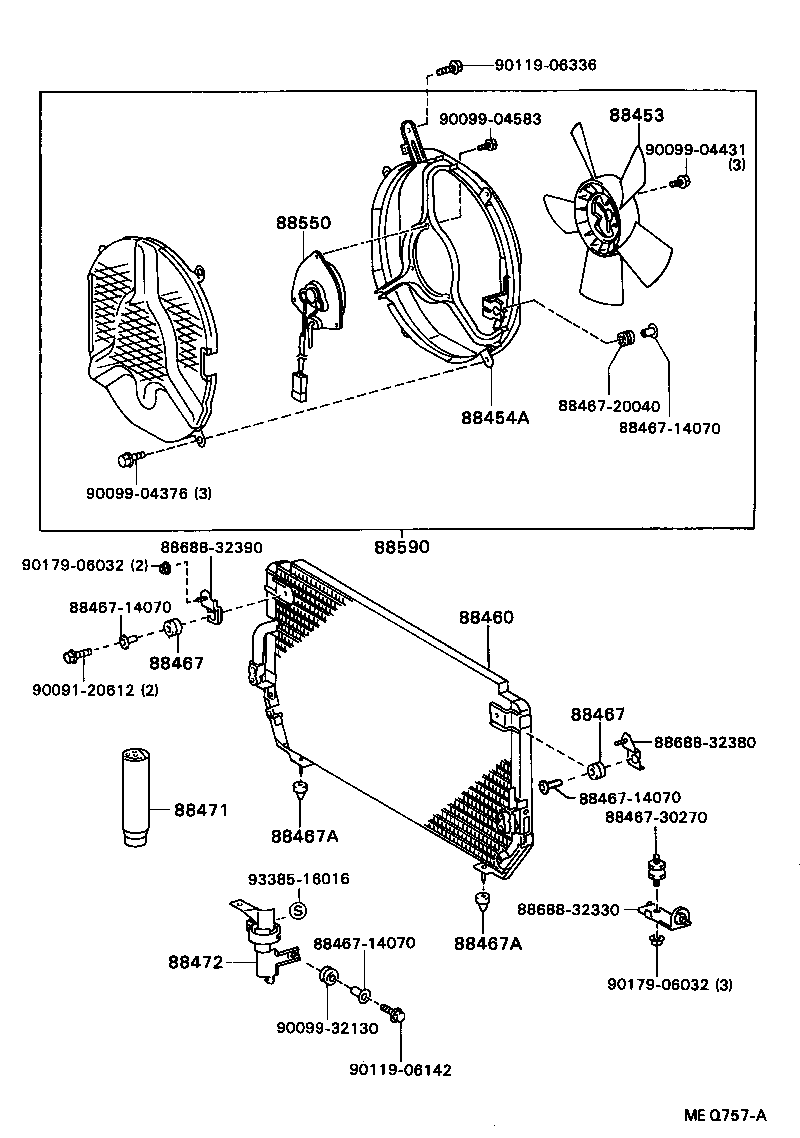 88578-32040 PACKING A (FOR COOLER) product image