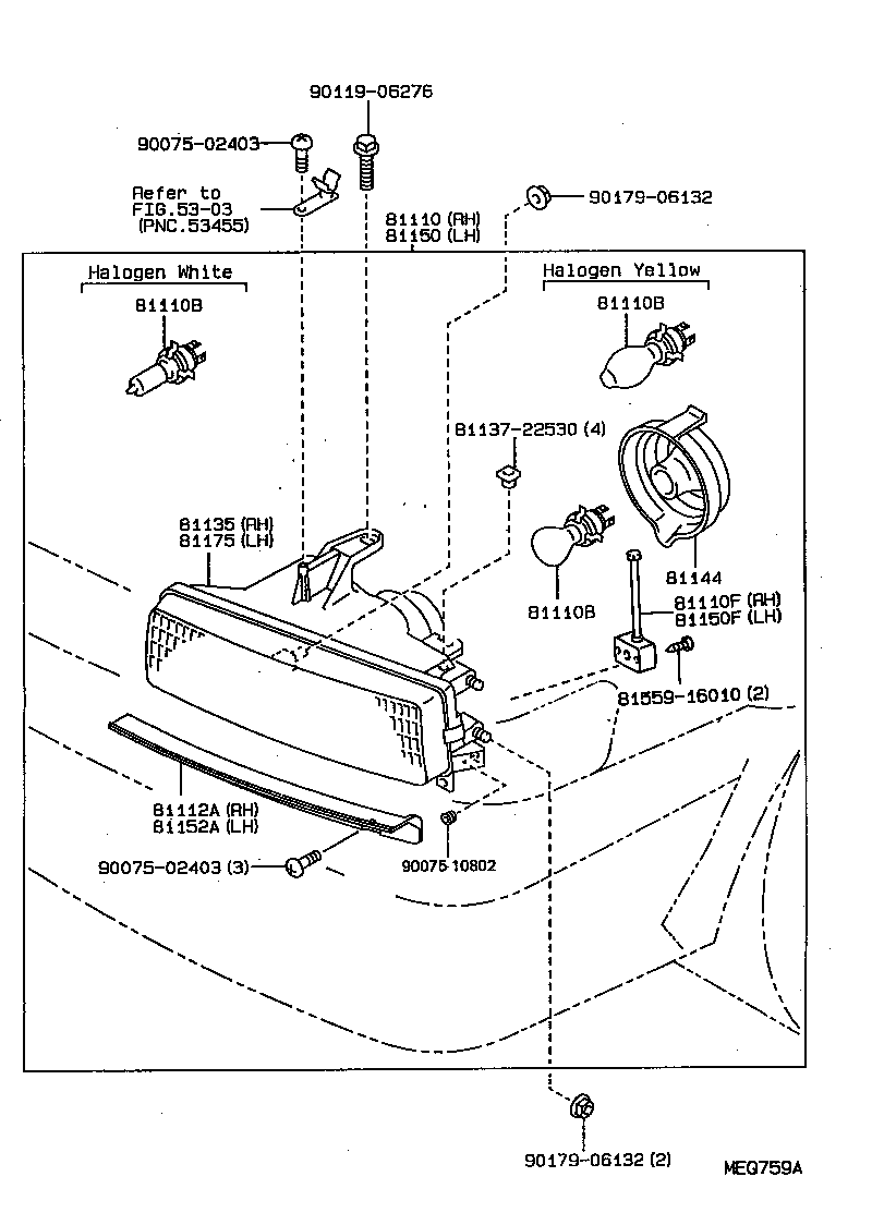 81160-1E070 HEADLAMP ASSY, LH product image