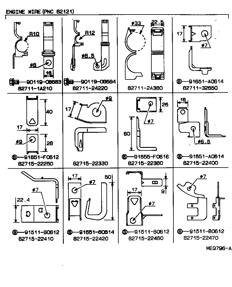 82817-22870 PROTECTOR, WIRING HARNESS, NO.1 product image