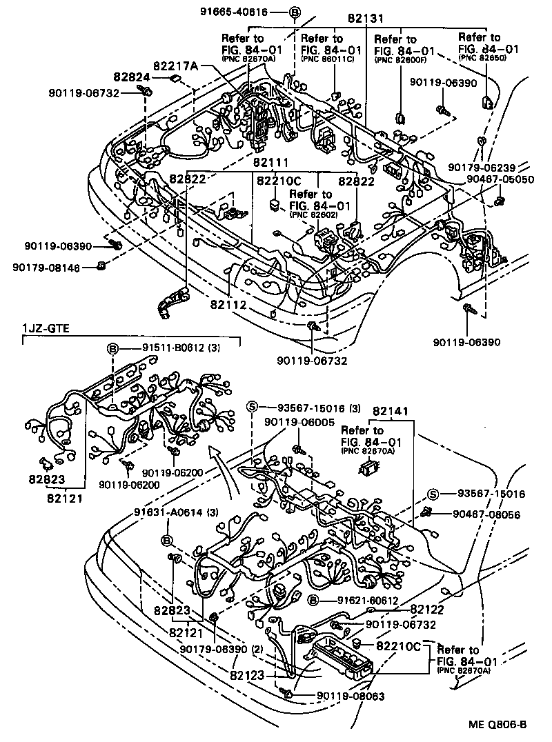 82817-22870 PROTECTOR, WIRING HARNESS, NO.1 product image