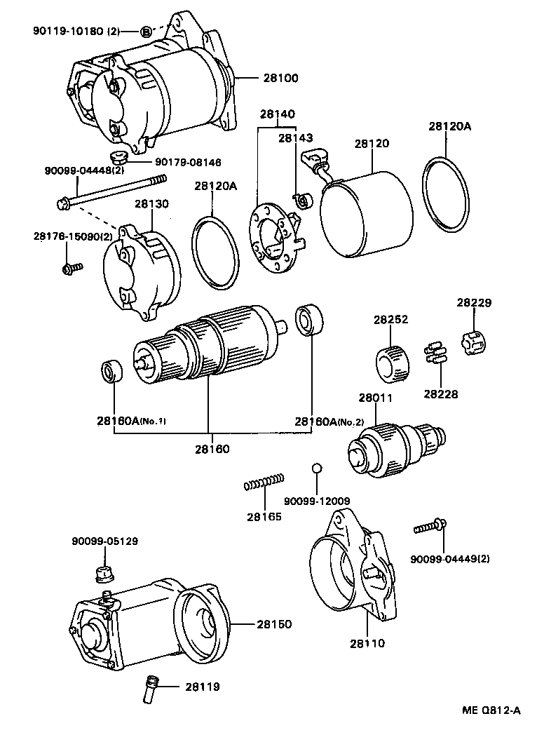 28110-46080 HOUSING ASSY, STARTER DRIVE product image