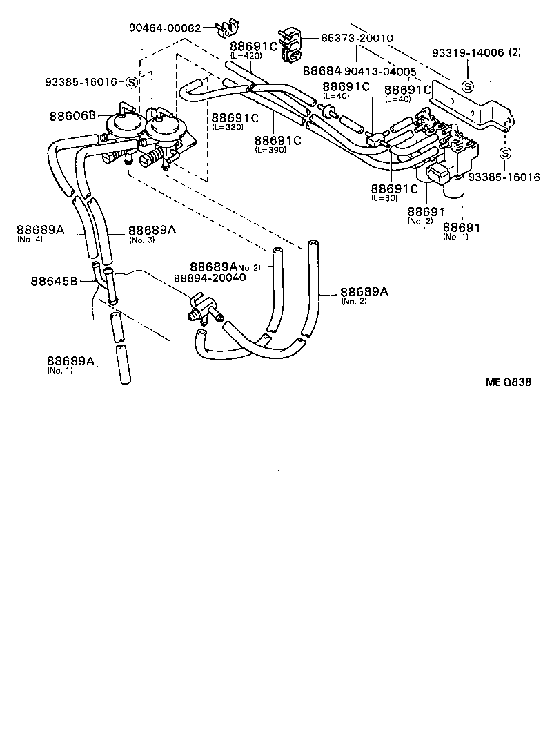 88606-20110 DIAPHRAGM SUB-ASSY, COOLER product image
