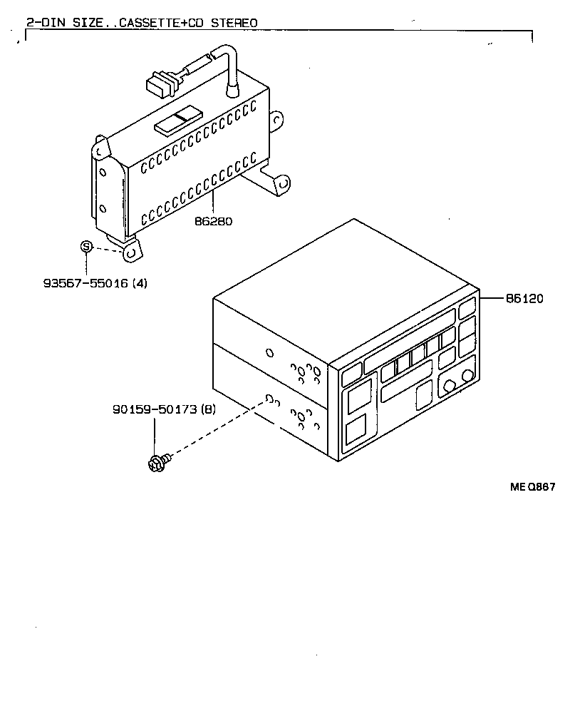 86120-2A030 RECEIVER ASSY, RADIO product image