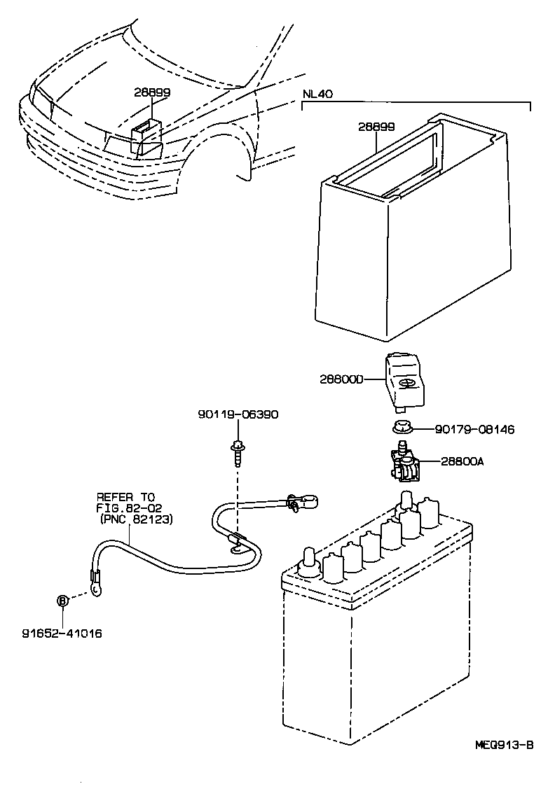 28899-55010 INSULATOR, BATTERY product image