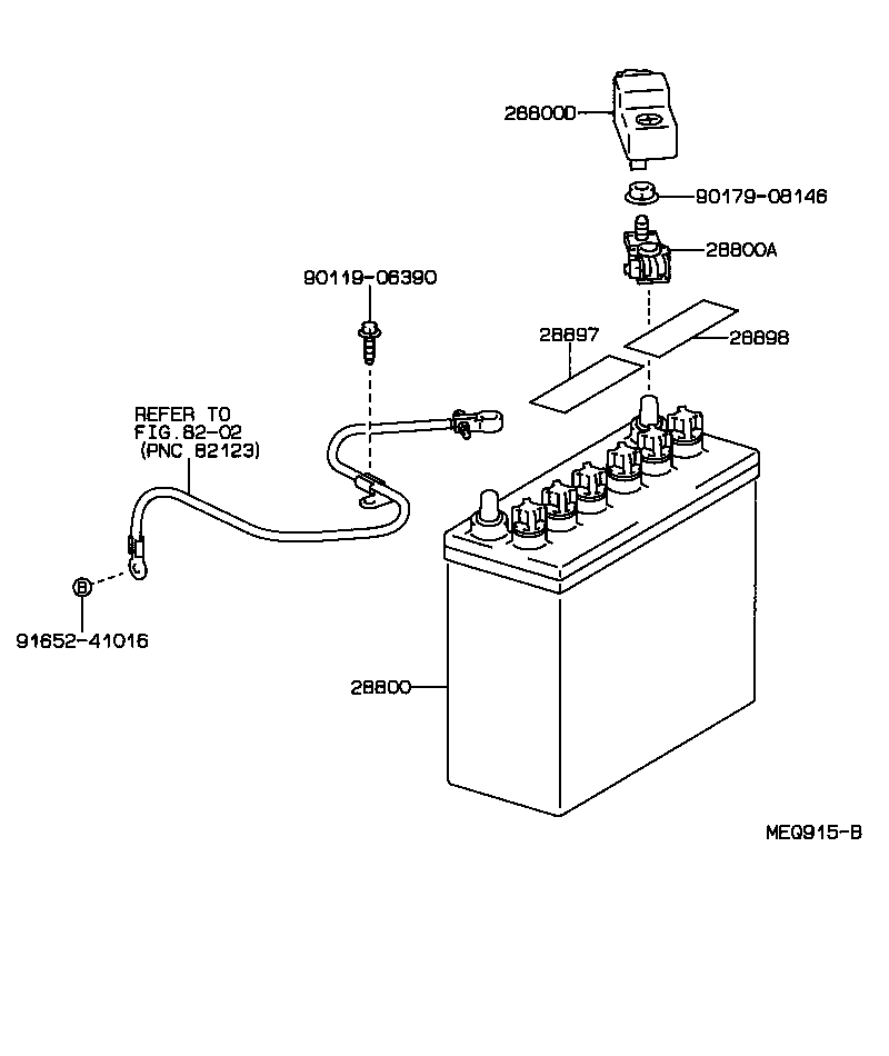 28800-15010 BATTERY product image