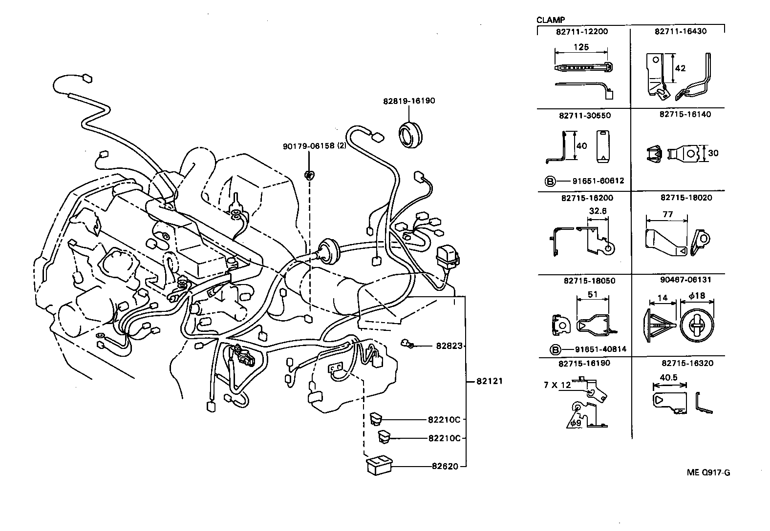 82121-16680 WIRE, ENGINE product image
