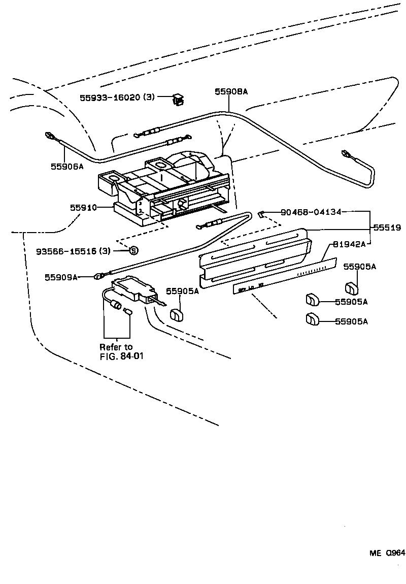 55845-16080 DUCT, HEATER TO REGISTER, NO.3 product image