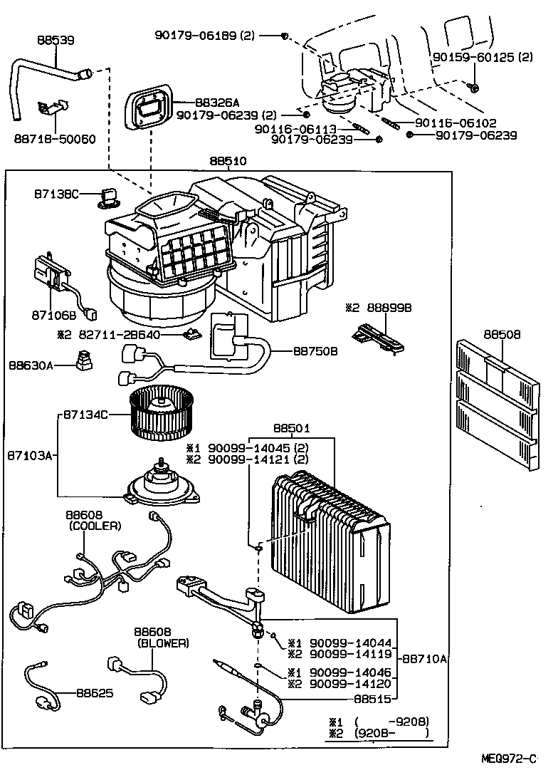 88515-50020 VALVE, COOLER EXPANSION product image