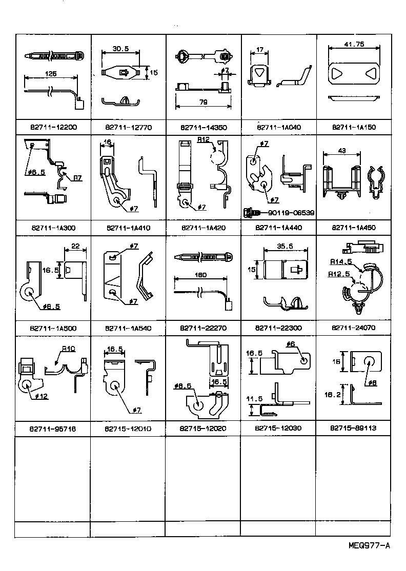 82121-13141 WIRE, ENGINE product image