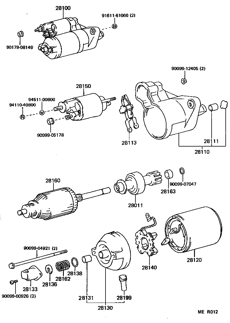 28199-64150 COVER, STARTER product image
