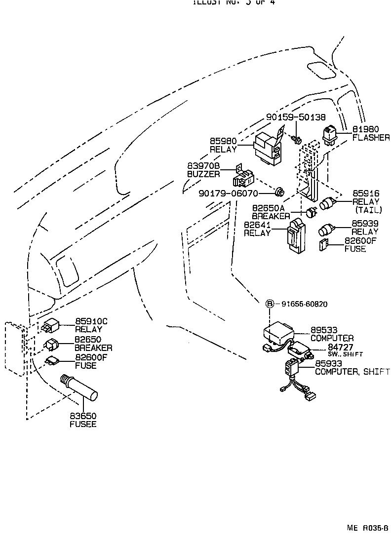 82672-13030 COVER, JUNCTION BLOCK product image