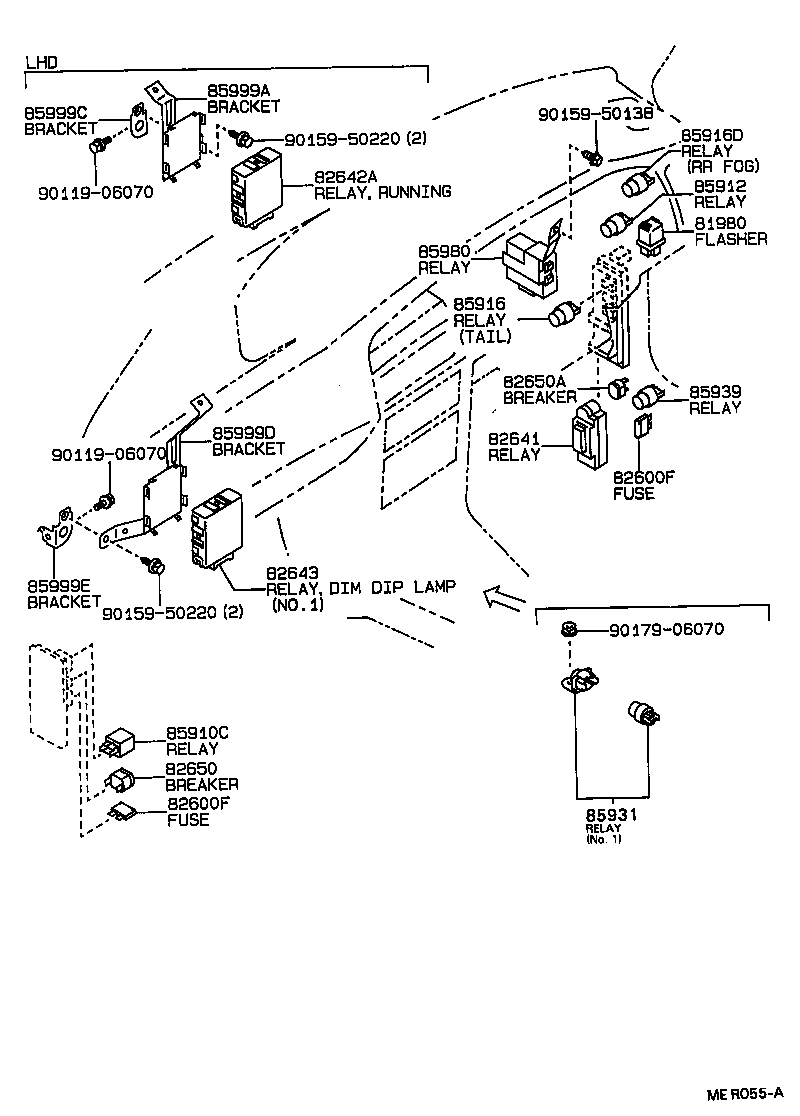 84999-10660 BULB (FOR HEADLAMP LEVELING SWITCH) product image