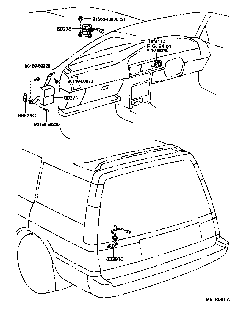 89271-13010 COMPUTER, HEIGHT CONTROL product image