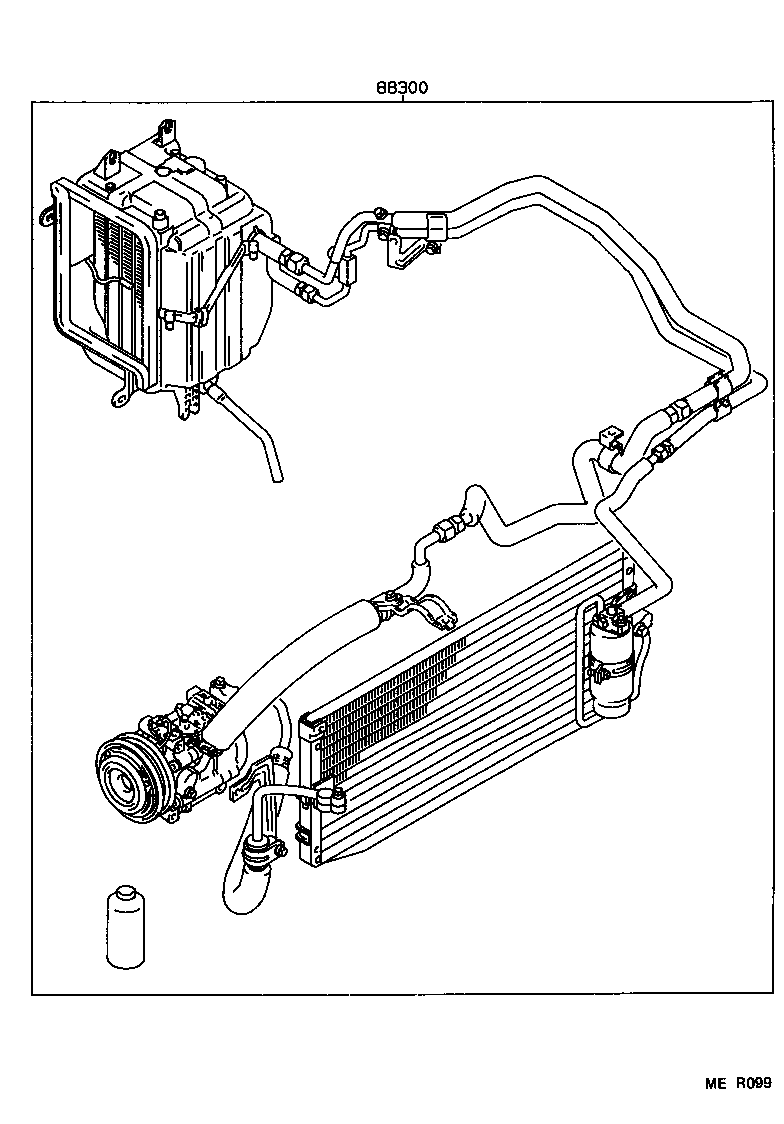 88300-13420 COOLER & ACCESSORY ASSY product image