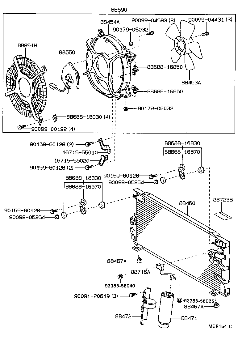 88706-16281 TUBE SUB-ASSY, LIQUID, A product image