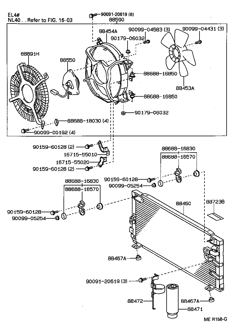 88460-16320 CONDENSER ASSY, COOLER product image