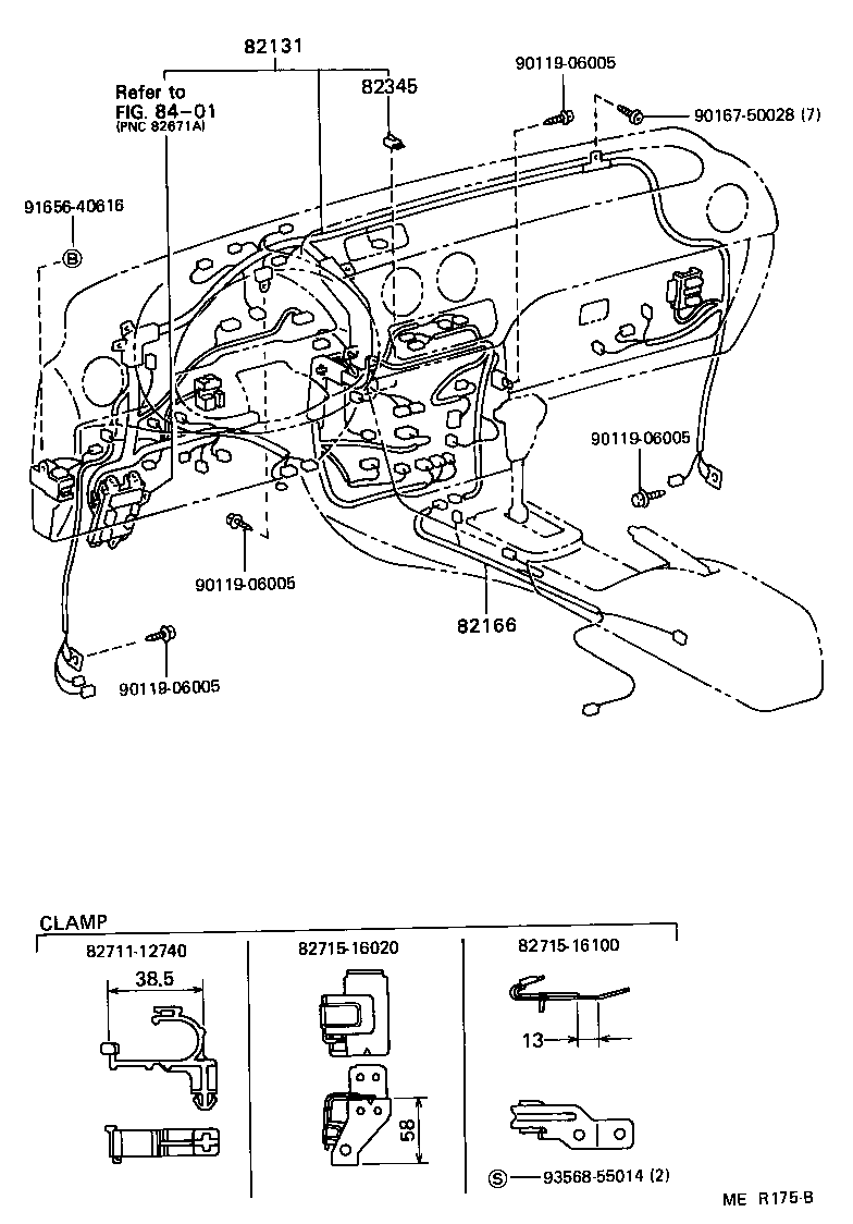 82121-1G080 WIRE, ENGINE product image