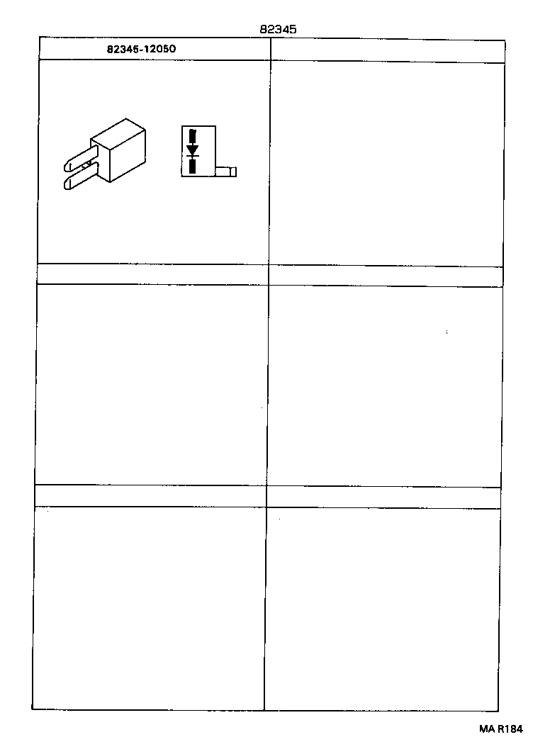 82817-16410 PROTECTOR, WIRING HARNESS, NO.2 product image