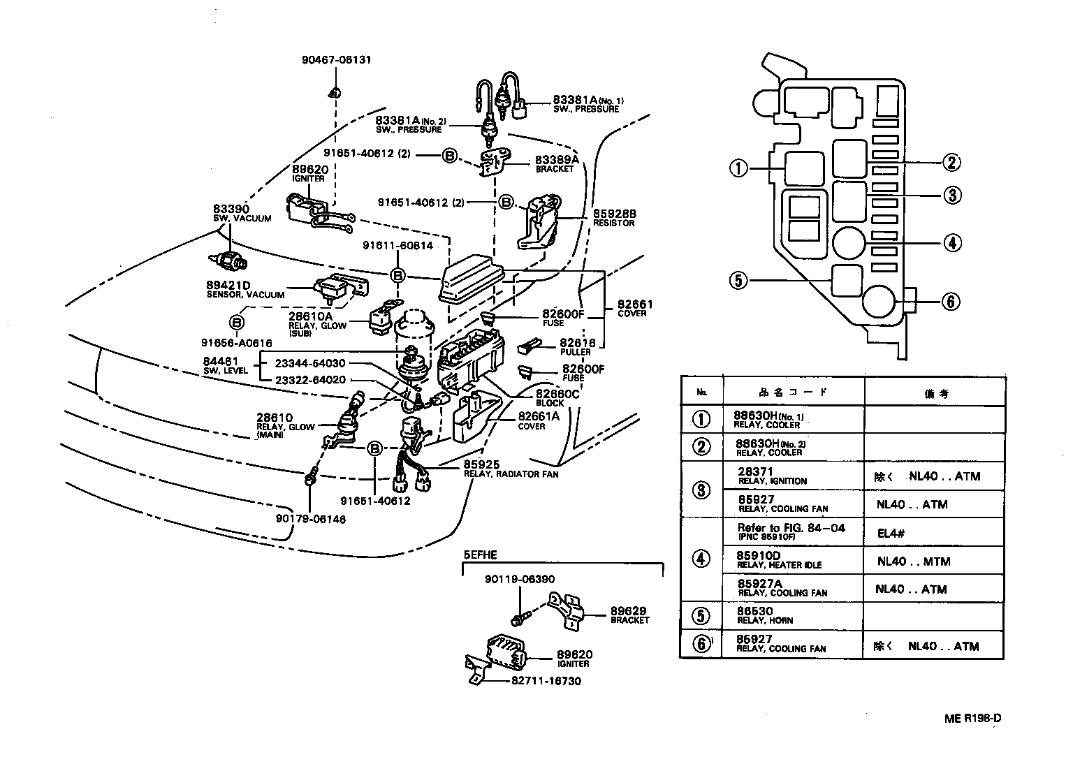 88620-16010 THERMO SWITCH ASSY product image