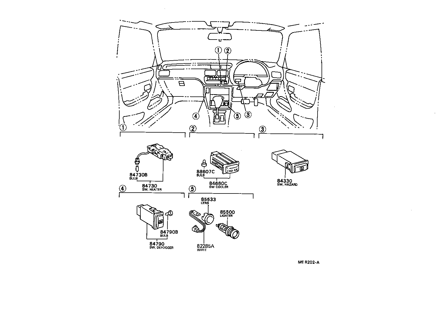 82685-16010 PLATE, CAUTION(FOR FUSE) product image
