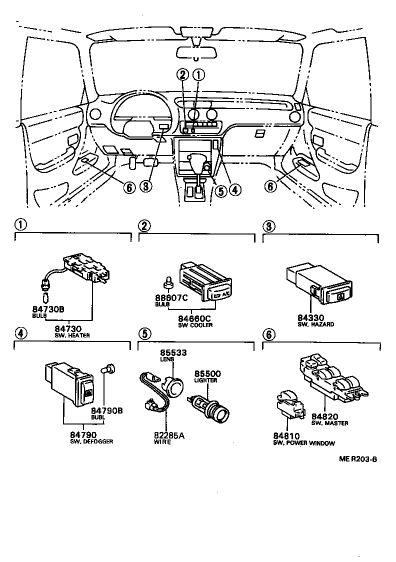 82685-16010 PLATE, CAUTION(FOR FUSE) product image