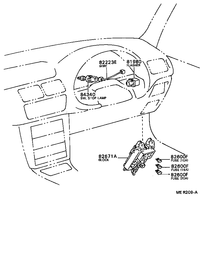 82685-16010 PLATE, CAUTION(FOR FUSE) product image