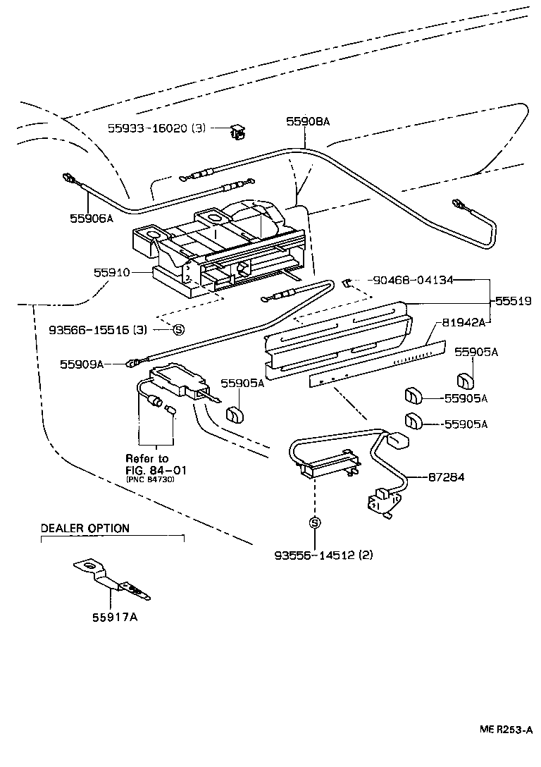 55844-16070 DUCT, HEATER TO REGISTER, NO.2 product image