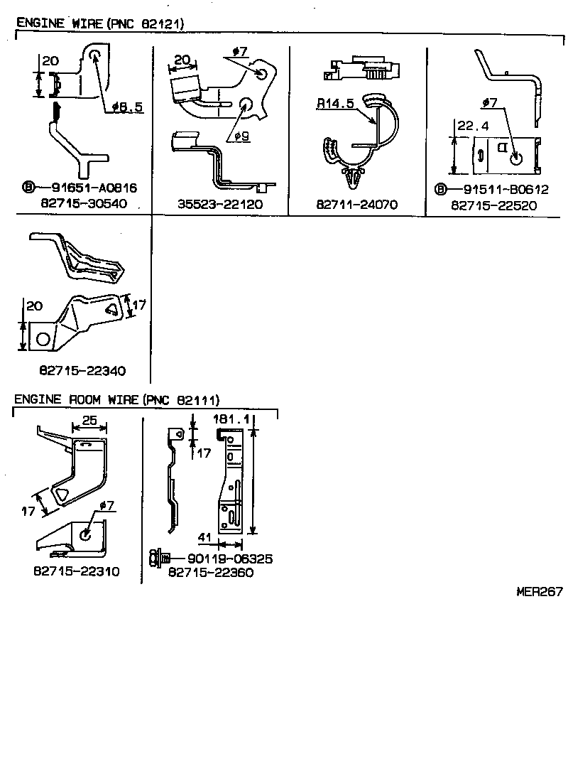 82817-22870 PROTECTOR, WIRING HARNESS, NO.1 product image