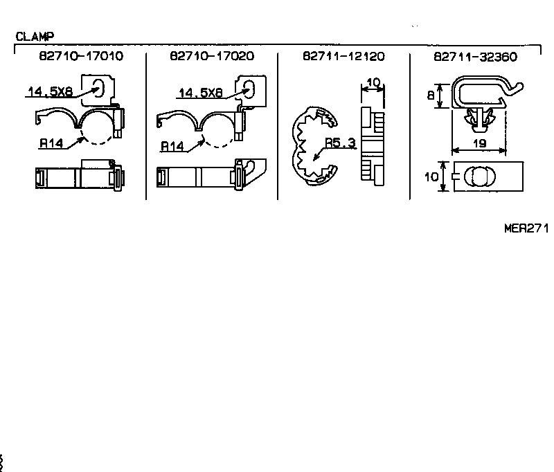 82817-50530 PROTECTOR, WIRING HARNESS, NO.1 product image