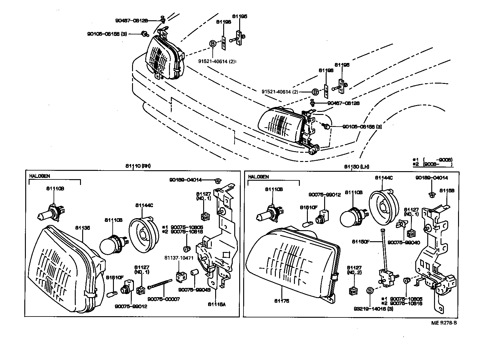 81150-10690 HEADLAMP ASSY, LH product image