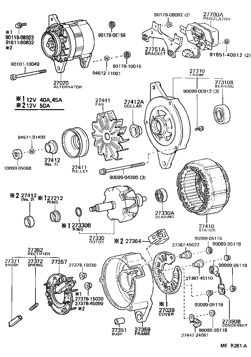 27039-12030 COVER, ALTERNATOR REAR END product image