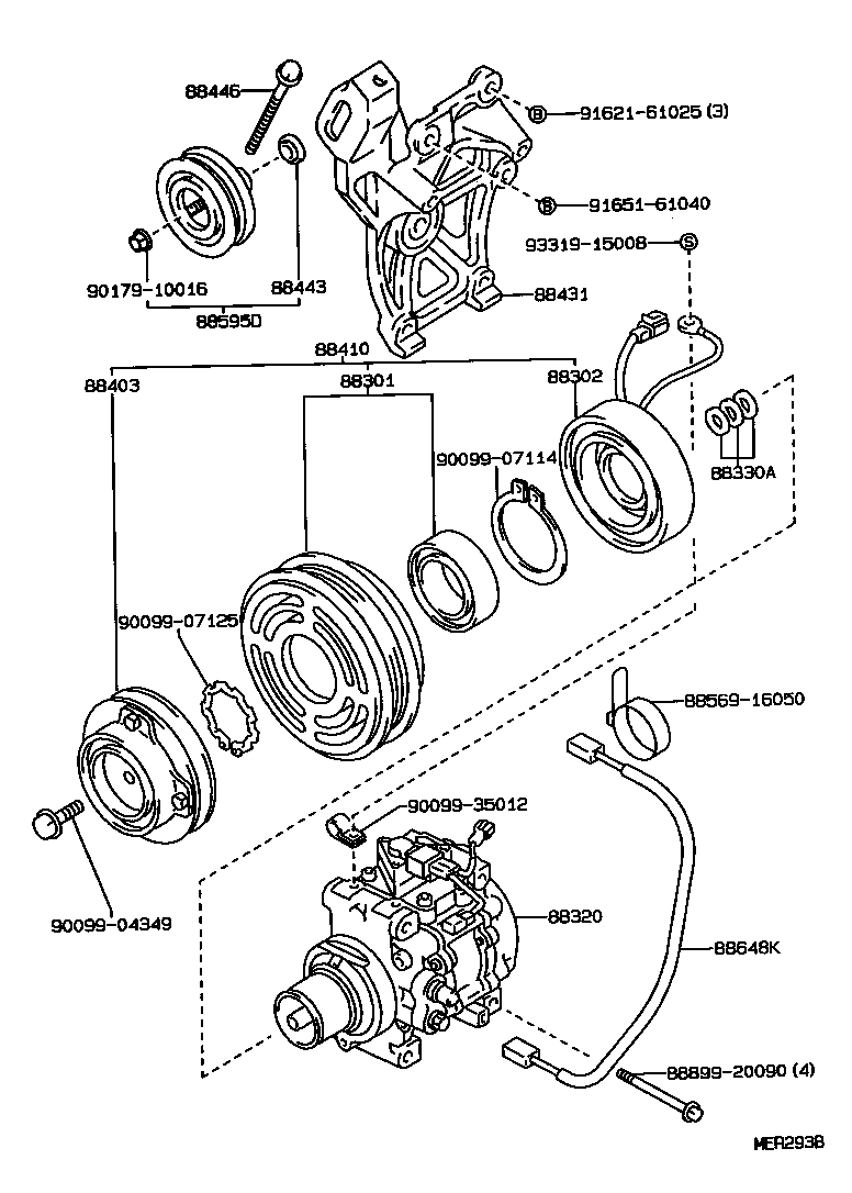 88320-1A430 COMPRESSOR ASSY, COOLER product image
