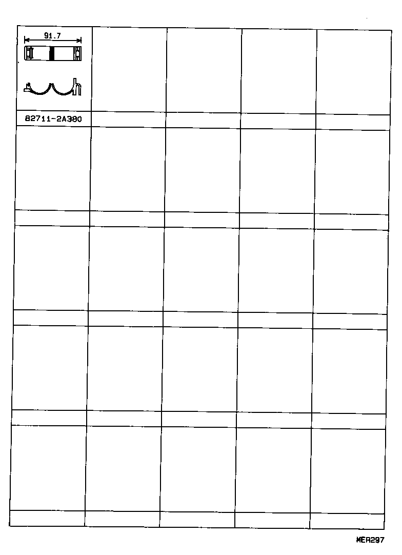 82151-23070 WIRE, FRONT DOOR, RH product image