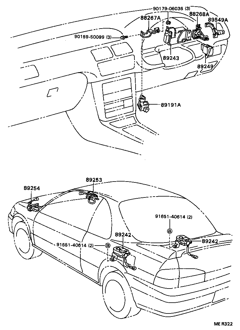 89191-16020 SENSOR, ACCELERATION product image