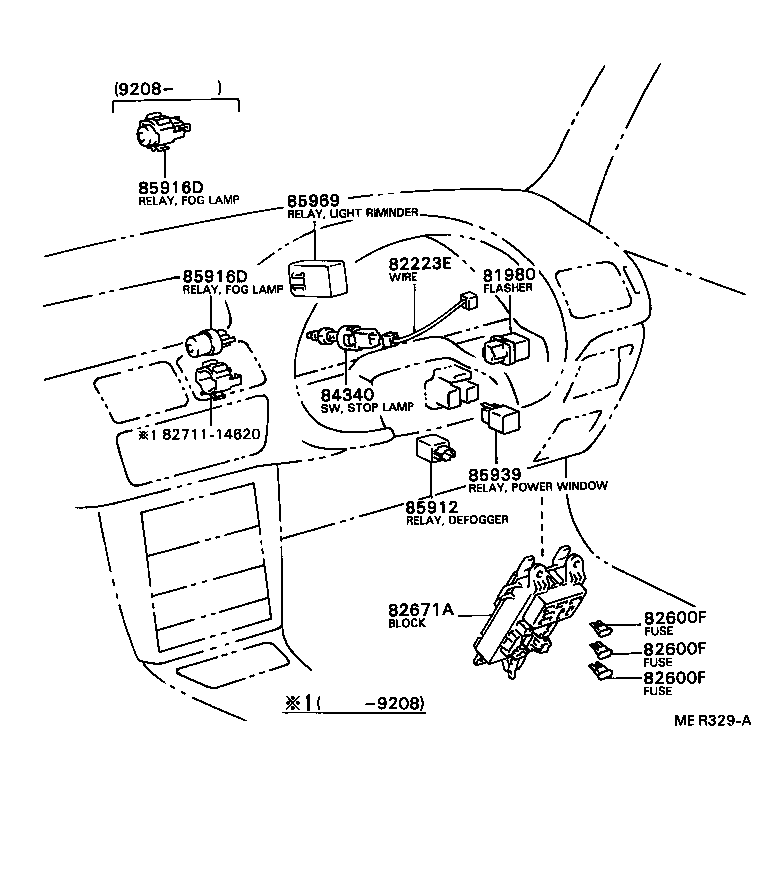 89428-28060 THERMO SWITCH ASSY product image