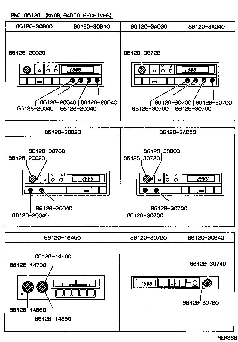 86212-30110 BRACKET, RADIO, NO.2 product image