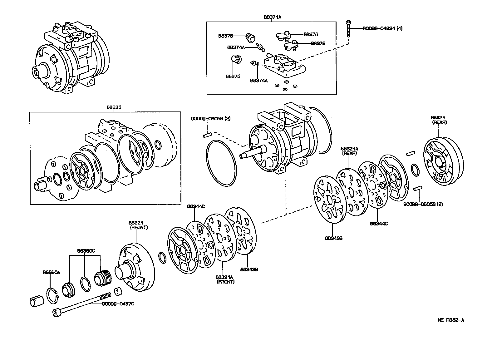 88320-35250 COMPRESSOR ASSY, COOLER product image