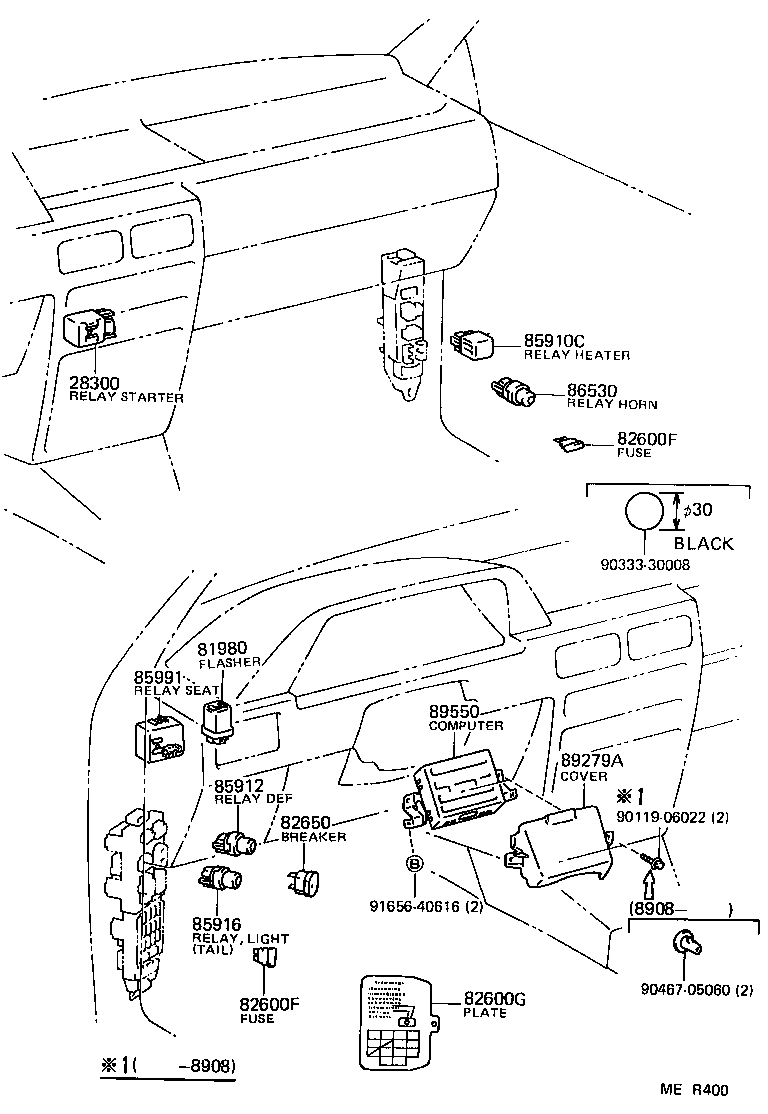 88607-20060 LAMP SUB-ASSY, INDICATOR product image