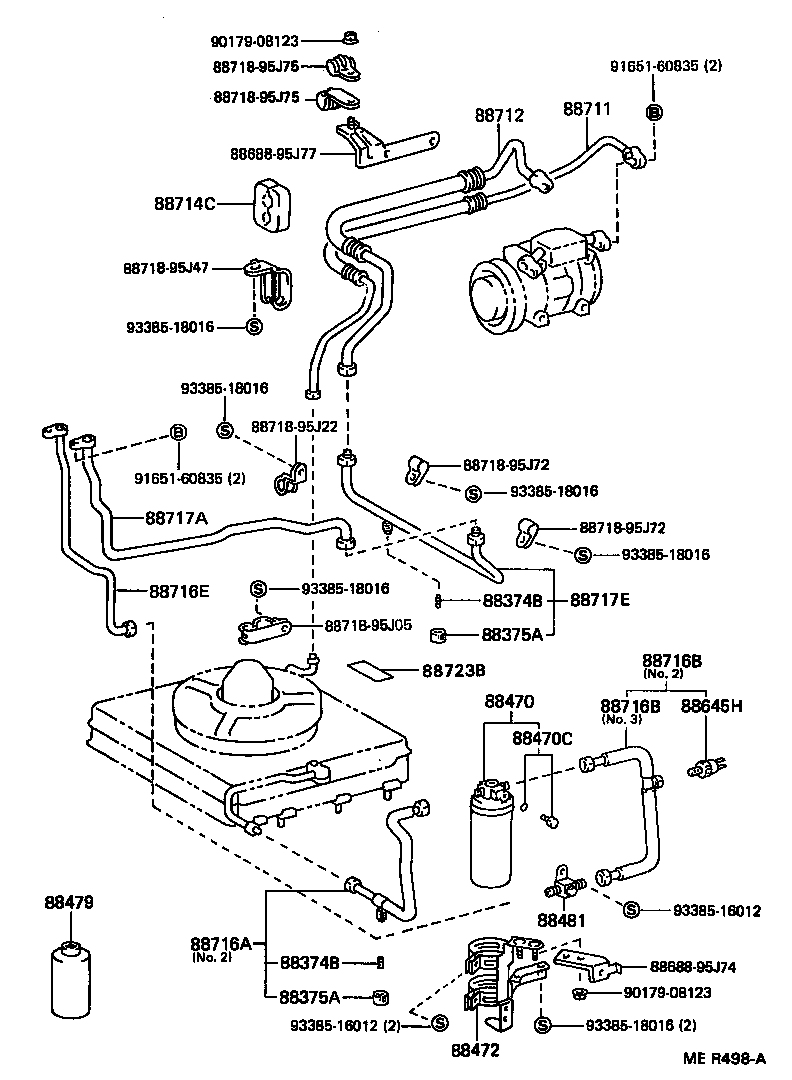 88453-95J00 FAN, COOLING (FOR CONDENSER) product image